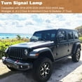 AGMRLX Front Fender Side YPF5 Marker Lights Fit for Jeep Wrangler JL