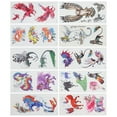 thumbnail image 2 of Temporary Tattoo Stickers,10 Pcs Temporary Tattoo Waterproof Tattoo Stickers Arm Tattoo Stickers Ultimate Reliability, 2 of 8