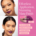 thumbnail image 2 of Aromi Matte Liquid Lipstick | Long-Lasting, Maroon Burgundy Lip Color for Women, Dark Red, Blue Undertones (Red Dahlia), 2 of 9