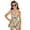 Yellow and Blue - Lemon Flower, variant on DISNIMO Cat Print Girls Swimsuit One Piece Swimwear with Skirt Hawaiian Summer Bathing Suit Quick Dry U Neck Swim Dress Size 7-8