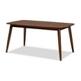 thumbnail image 2 of Baxton Studio Edna Mid-Century Modern Walnut Finished Wood Dining Table, 2 of 8