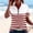 Red, variant on BUIGTTKLOP Women Shirts for Work,Short Sleeve Summer Golf Tops Button Basic Striped Shirts Casual Collared Dressy Blouses