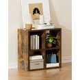 thumbnail image 4 of LUCKLIFE 4  Cube Storage Organizer with Open Back and Removable Back Panels, Brown, 4 of 10