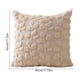 thumbnail image 3 of Herunwer Spring Pillow Covers Farmhouse Decor Beige Eucalyptus Leaves Soft Plush Faux Fur Jacquard Spring Summer Throw Pillows for Bedroom Sofa Home Decor, 3 of 6