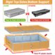 thumbnail image 3 of punemi Almacenamiento debajo de la cama con tapas, paquete de 2 contenedores de almacenamiento grandes debajo de la cama, ropa con 3 asas, caja organizadora plegable de perfil bajo apilable para manta, 3 of 5