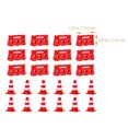 thumbnail image 5 of HERFIER 36pcs Mini Traffic Cones & Signs Toy Set for Kids Simulation Construction, 5 of 8