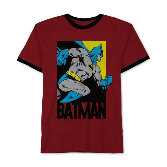 Dc Comics Little Boys Batman T-Shirt Chinese Red 5
