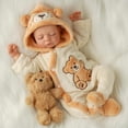 thumbnail image 3 of Muñeca Reborn Babeside Noah Boy, 50 cm, cuerpo completo de vinilo, 3 of 8