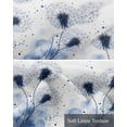 thumbnail image 6 of Watercolor Dandelion Kitchen Valances for Windows Farmhouse Linen Window Valance Curtain for Living Room Window Treatment Minimalism Pastoral Rustic Flowers Valance Rod Pocket Topper, 60 x 18 Inch, 6 of 6