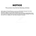 thumbnail image 2 of CMX Front Disc Brake Rotors Pair for Car Cadillac ATS CT4 K8-100121, 2 of 8