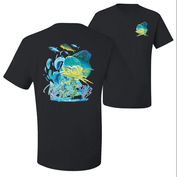 Wild Bobby, Classic Fresh Mahi Classic Nautical Fish Fishing Graphic T-Shirt