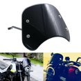 thumbnail image 2 of Motorcycle Windshields Windshield Screen Headlight Fairing for Leoncino 500(Black), 2 of 7