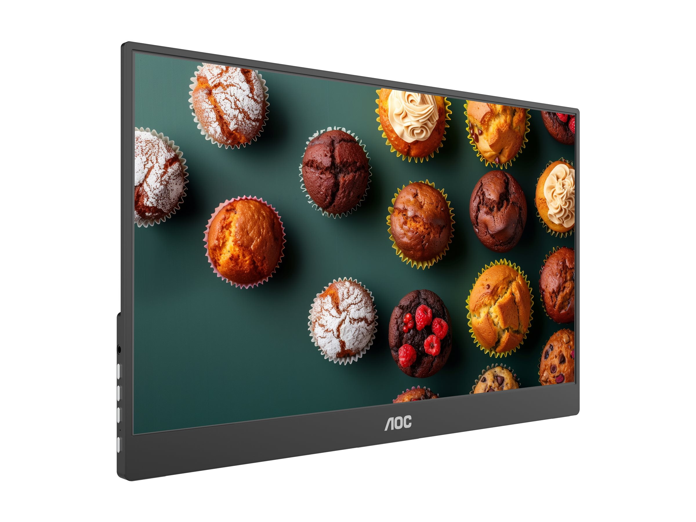 AOC 16E10 16" Class Full HD LED Monitor, 16:9, Black