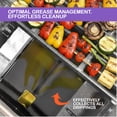 thumbnail image 6 of 67767 Grease Tray, 67047 Catch Pan for Weber Genesis 300 Series (2007–2010), Fits Weber Genesis E-310 S-310 E-330 S-330 E-330, Includes 10 pcs Liners, 6 of 6