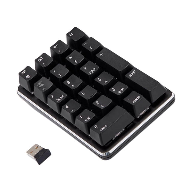 Mini Smart 2.4G 21 Keys Numpad Gaming laptop number pad numpad Keyboard for Laptop Blue switch