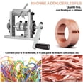 thumbnail image 2 of El pelacables manual de doble uso puede soportar el pelado con taladro eléctrico Pelacables de hierro Rango de pelado 1-30 mm de diámetro Hoja única, 2 of 5