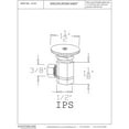 thumbnail image 4 of Westbrass D103-03 Round Handle Angle Stop Shut Off Valve, Polished Brass, 4 of 7