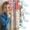 thumbnail image 3 of Blackout Kids Curtains,Pioneer Flower Childrens Insulated Curtains Set Of 2,Bedroom Essentials,Toddler Room Decor 42x54in(106x137cm), 3 of 4