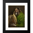thumbnail image 2 of El Greco (Domenikos Theotokopoulos) 15x18 Black Modern Framed Museum Art Print Titled - St. Luke (1610-1614), 2 of 5