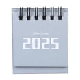 thumbnail image 1 of TQEHS Mini calendario de escritorio 2025, pequeño calendario de pie, calendario de escritorio plegable, calendario de notas diario, planificador de horarios, calendario de escritorio para el hogar, la, 1 of 6