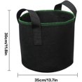 thumbnail image 2 of Paquete de 3 bolsas de cultivo de tomate, bolsas de cultivo con asas de tela de fieltro, bolsa de cultivo de plantas para tomates, flores, plantas y más, alternativa ideal a macetas de 7 galones JFHHH pequeña, 2 of 5