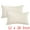 White, variant on Unique Bargains Throw Pillow Covers Set of 2 for Living Room Decor White 12" x 20"