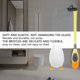 thumbnail image 3 of Cepillo de limpieza con mango de plástico largo Cepillo limpiador de inodoros para inodoro de baño, 3 of 4