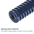 thumbnail image 4 of Unique Bargains Meurent Ressort 2 Pack 20mm OD 75mm Long Spirale d'Estampage Léger Charge Compression Meurent Ressorts, Bleu, 4 of 5