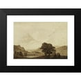 thumbnail image 2 of Caspar David Friedrich 18x14 Black Modern Framed Museum Art Print Titled - Autumn - Evening - Maturity (From the Seasons, Times of Day, and Ages of Man Cycle of 1803) (circa 1803), 2 of 5