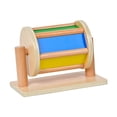 thumbnail image 4 of Tambor giratorio Montessori, juguete de aprendizaje temprano, rodillo de habilidades motoras finas, juguete para bebés, juguete sensorial, tambor roda, 4 of 9