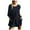 Navy, variant on Kureaily Women Solid Printed Casual Short Sleeve Round Neck Pocket Shorts Romper Women's Wide Leg Jumpsuit