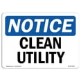 thumbnail image 1 of SignMission OS-NS-A-1218-L-10640 12 x 18 in. OSHA Notice Sign - Clean Utility, 1 of 1