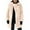 Beige, variant on Kukoosong Women's Faux Fur Coats, Winter Warm Lapel Furry Mid-Length Jackets, Open Front Thick Faux Cardigan Outerwear Coats for Women