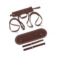 thumbnail image 2 of Dalazy 3x/Set PU Handbag Parts for DIY Weave Bag Sewing Handbag Accessories Coffee, 2 of 9