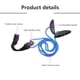 thumbnail image 4 of Eigraketly Equipo de fisioterapia Polea de hombro Hombros de cuello profesional Herramientas de entrenamiento de apoyo de ejercicio para en Ropa Deportiva, Zapatos Azul, 4 of 6
