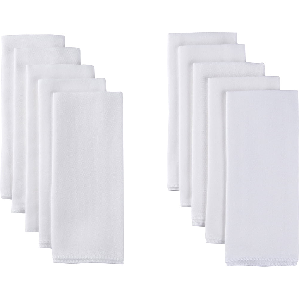 10 Pack Gerber White Gauze Flatfold Cloth Diapers 