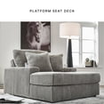 thumbnail image 3 of Signature Design by Ashley Furniture Lindyn Fog Chaise, 3 of 9