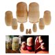 thumbnail image 3 of 5x embriones de madera en blanco DIY sin pintar, muñecas anidadas rusas, juguete Matryoshka, 3 of 9