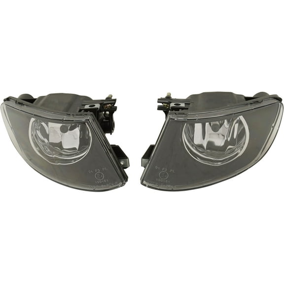 Fog Light Compatible with 2007-2013 BMW 328i 2009-2013 xDrive Front, Left Driver and Right Passenger With bulb(s)