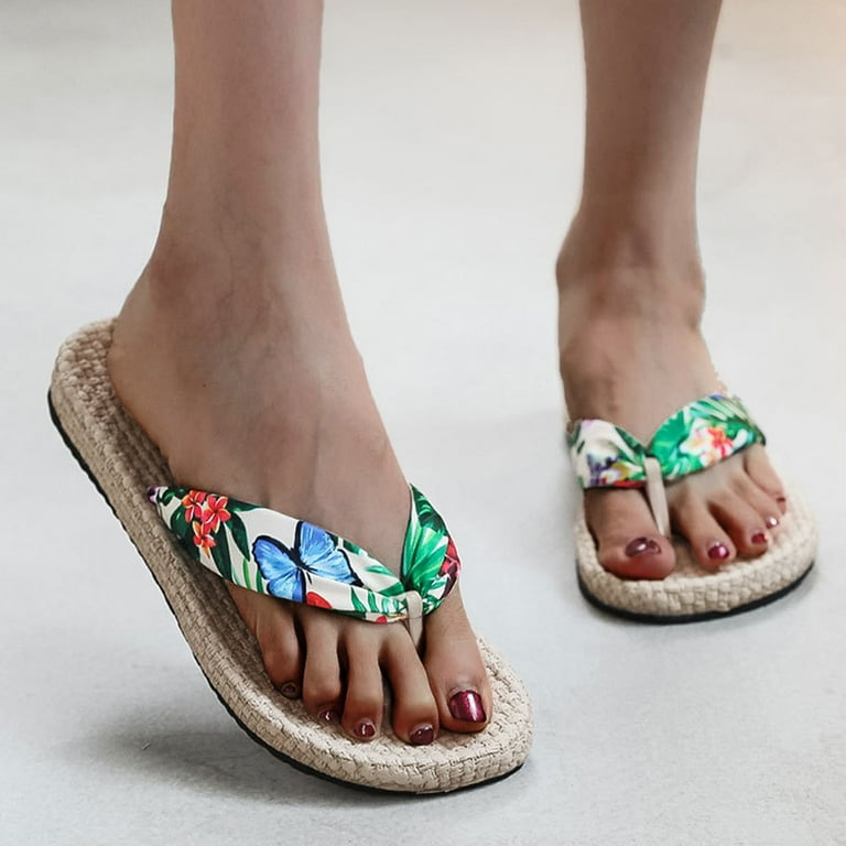 Fashion Spring And Summer Rubber And Plastic Bottom Flip Flops