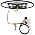 thumbnail image 2 of Stanbroil LP Propane Gas Fire Pit Burner Ring Installation Kit, Black Steel, 30-inch, 2 of 4