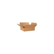 Box Partners Flat Corrugated Boxes 24" x 20" x 8" Kraft 20/Bundle 24208