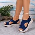 thumbnail image 4 of BADHUB Women's Orthopedic Casual Flat Slide Sandals with Arch Support Ankle Straps Shoes Walking Tennis Shoes Comfortable Sandals Pink 39, 4 of 6