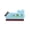 Blue, variant on Partheme Kitchen Cleaning Silicone Scraper Stove Countertop Tool, 2 in 1 Cleaning Brush Water Scraper for Non Stick Pan, Heat Resistant, White