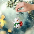 thumbnail image 4 of Loyerfyivos Beautuful Xmas Decoration 2024Happy New Year Christmas Ornament DIY Xmas Gift Snowman Christmas Tree Animal Pendant Doll Hanging Decoration C, 4 of 7