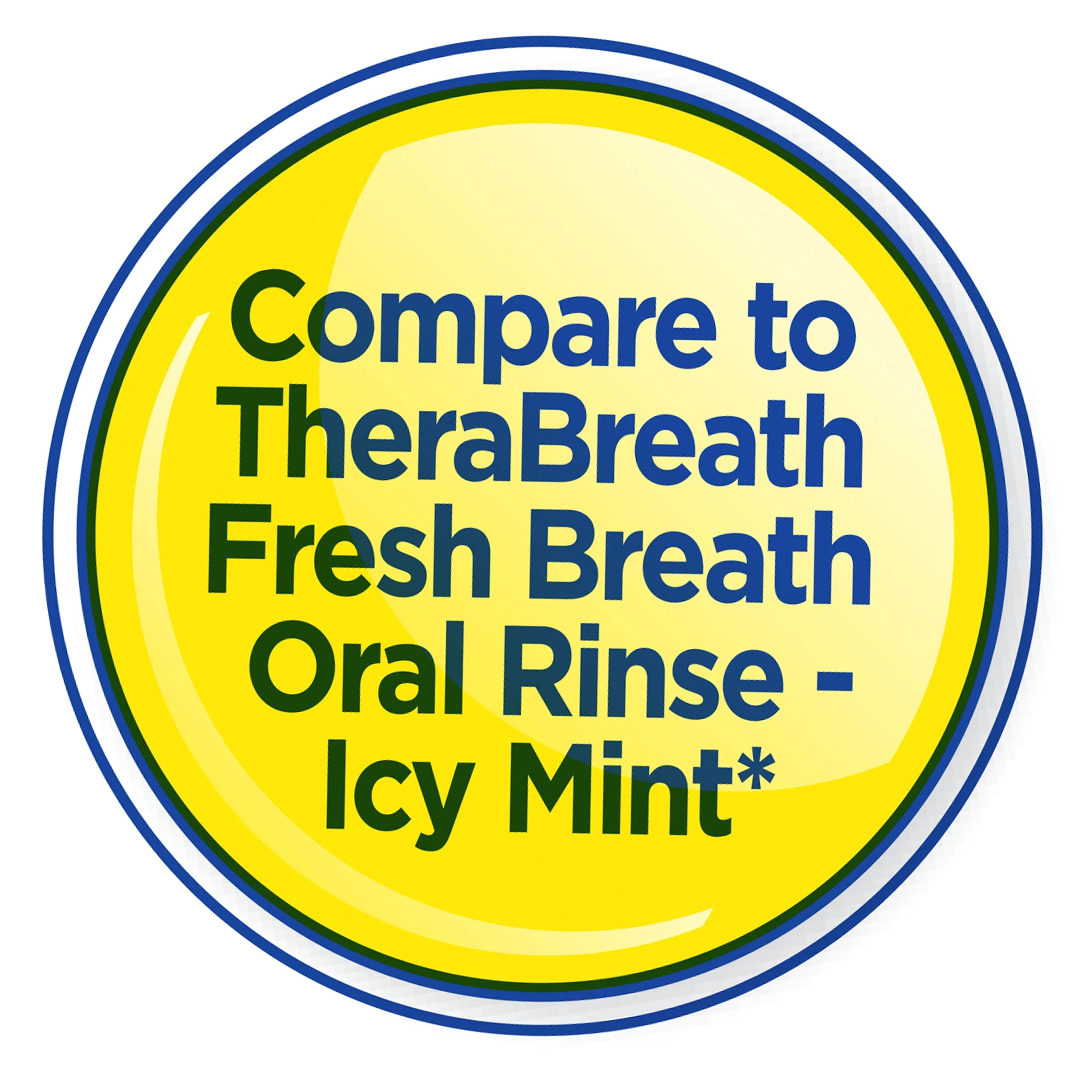 Equate Alcohol-Free Fresh Breath Oral Rinse, Glacial Mint, 16 fl oz