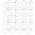 thumbnail image 4 of 20pcs Blank Key Chain Acrylic Key Chain Photo Frame Scenic Area Souvenir, 4 of 8