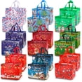 thumbnail image 1 of Bolsas de regalo de Navidad JWSCYSY, 18 piezas, reutilizables, no tejidas, 1 of 7