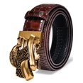 thumbnail image 1 of Cinturón con trinquete para hombre, piel Wang Gold Slide, 3,5 cm, 1 of 6
