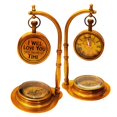 thumbnail image 1 of Reloj de Mesa ALADEAN LOVE YOU NEO en Latón Vintage 9x8x14 cm, 1 of 6